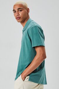 GREEN Vented-Hem Polo Shirt, image 2