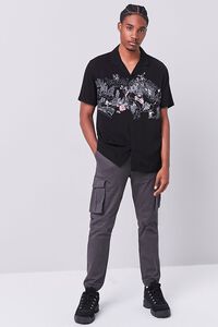 BLACK/MULTI Classic Fit Game Over Graphic Shirt, image 4