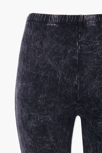 Stone Wash Biker Shorts, image 3