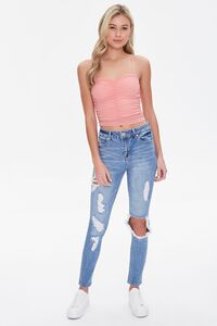 ROSE Ruched Cropped Cami, image 4