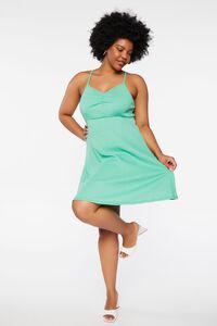MEADOW Plus Size Cami Skater Dress, image 4
