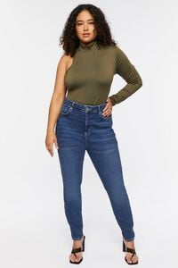CYPRESS  Plus Size One-Sleeve Cutout Top, image 4