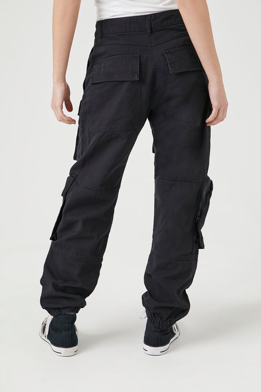 Utility Printed Twill Cargo Pants –