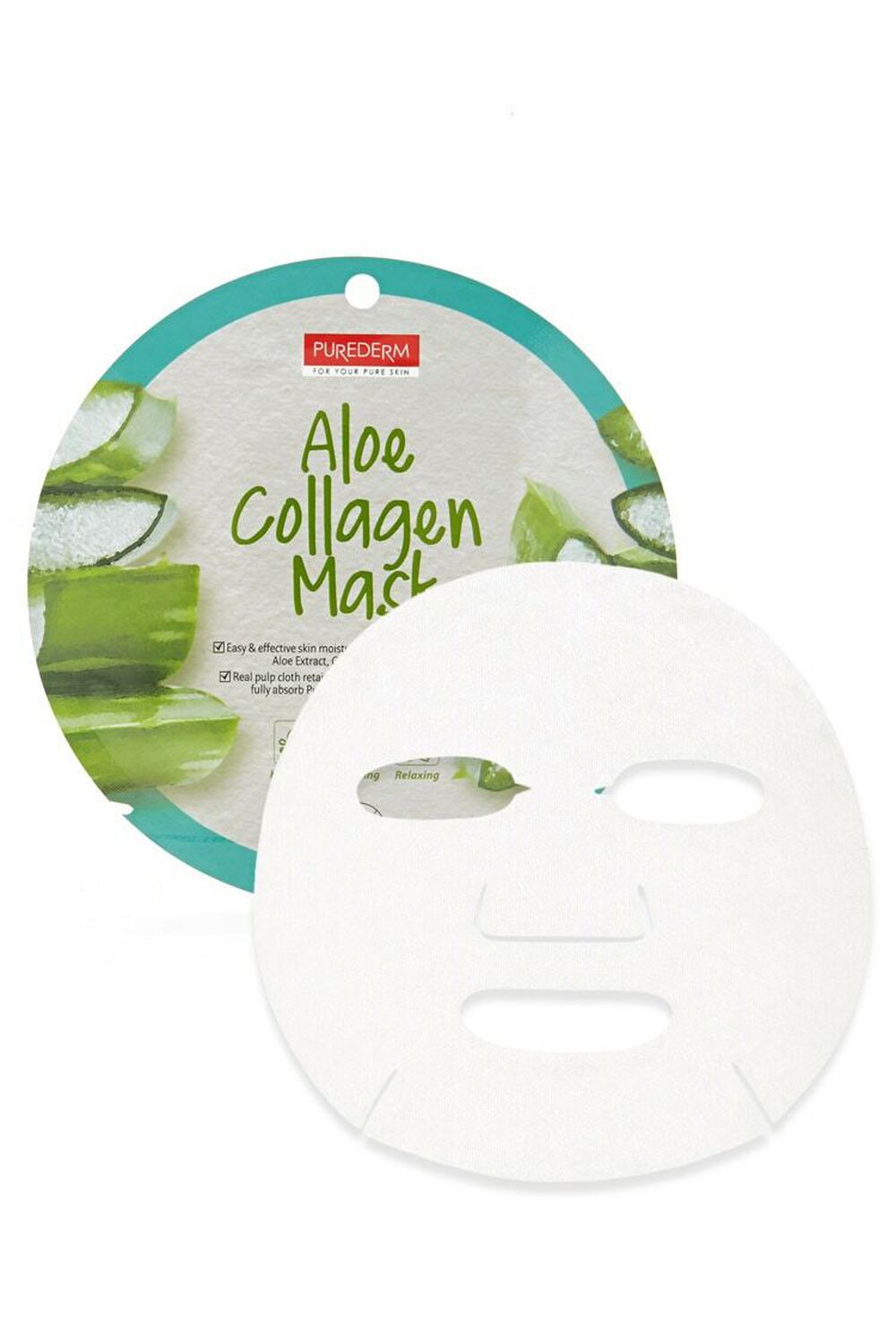 GREEN Aloe Collagen Sheet Mask, image 1