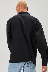 BLACK Vented Button-Front Shirt, image 3