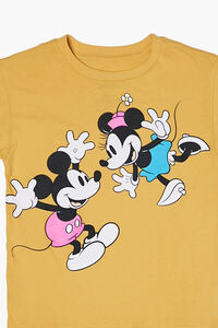 MUSTARD/MULTI Kids Mickey & Minnie Mouse Tee (Boys + Girls), image 3