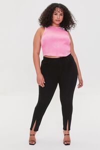 PINK ICING Plus Size Mineral Wash Tank Top, image 4