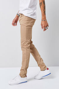 Distressed Slim-Fit Chino Pants, image 2
