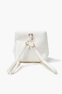Pebbled Faux Leather Backpack, image 3