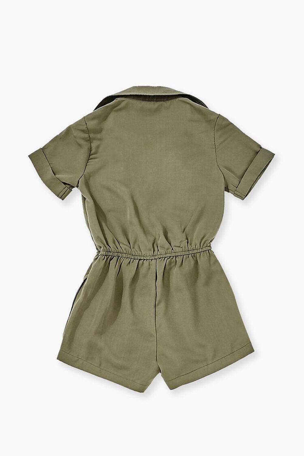 Buttoned Collared Romper, image 2