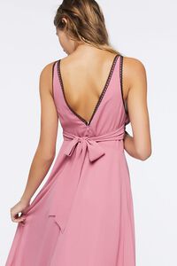 ROSE Chiffon Lace-Trim Dress, image 6