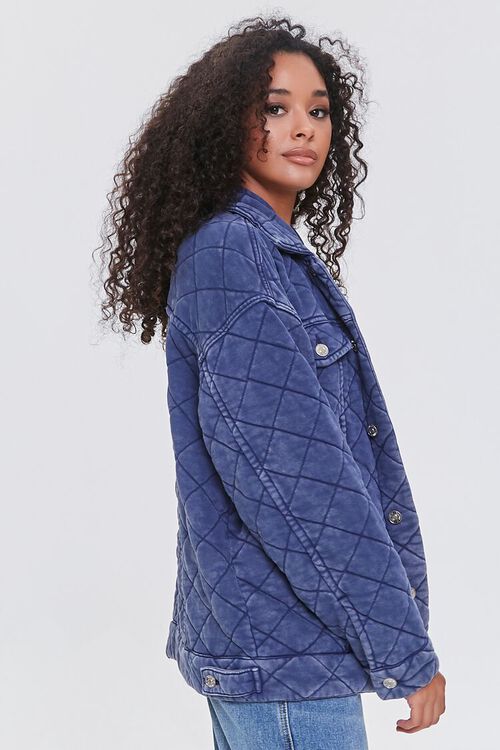 NAVY Drop-Sleeve Quilted Jacket, image 2