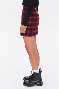 RED/MULTI Plaid Mini Skirt, image 3