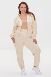 SAND Plus Size French Terry Joggers, image 1