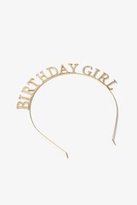 GOLD Birthday Girl Headband, image 2