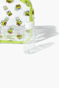 CLEAR/GREEN Hello Kitty & Friends Keroppi Makeup Bag, image 3