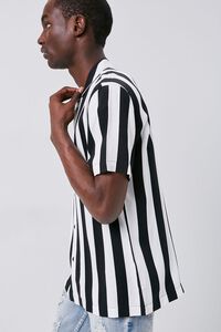 BLACK/WHITE Classic Fit Bold Striped Shirt, image 2