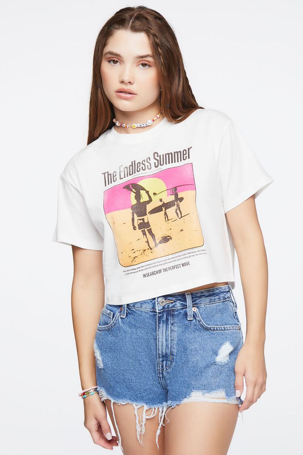 WHITE/MULTI The Endless Summer Graphic Tee, image 1