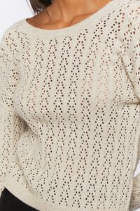 Pointelle Twist-Back Sweater, image 5
