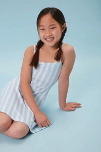 BLUE/MULTI Girls Striped Cami Dress (Kids), image 1