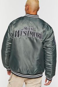 OLIVE/MULTI Mount Westmore Embroidered Varsity Jacket, image 4