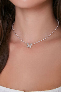 Butterfly Charm Choker Necklace, image 1