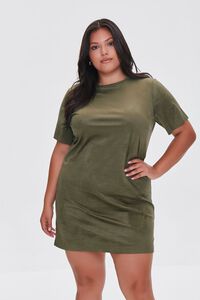 OLIVE Plus Size Chain T-Shirt Dress, image 6