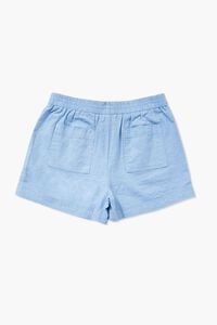BLUE Girls Linen-Blend Shorts (Kids), image 2