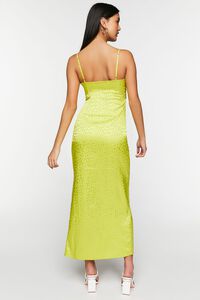 GREEN APPLE Jacquard Maxi Cami Slip Dress, image 3