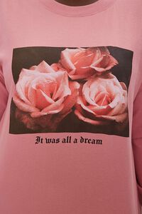 Plus Size Floral Long-Sleeve Tee, image 5