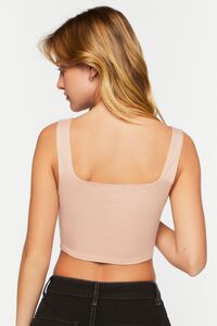 NUDE PINK Cropped Tank Top, image 3