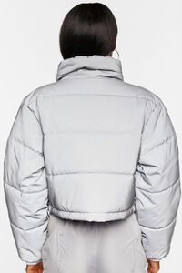 SILVER Reflective Puffer Jacket, image 4
