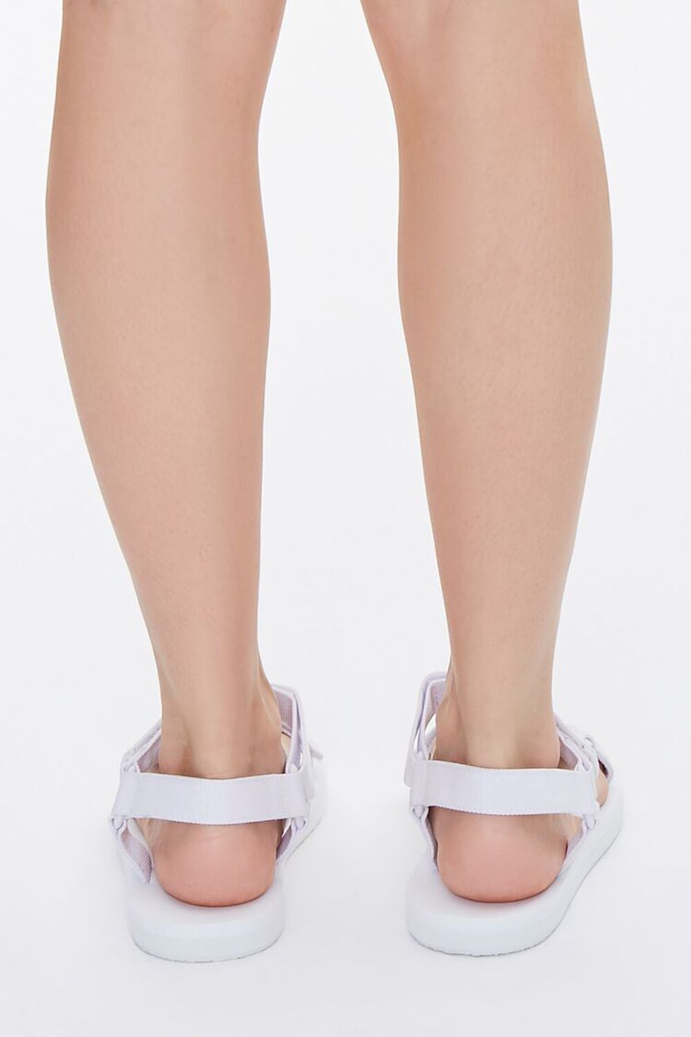 WHITE Strappy Flatform Sandals, image 3