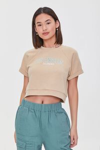 TAUPE/MULTI Los Angeles Graphic Short-Sleeve Pullover, image 1
