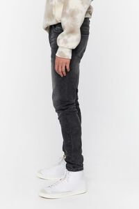 WASHED BLACK Faded Skinny Jeans, image 3
