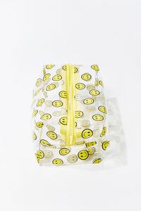 YELLOW/MULTI Smiling Face Print Pouch, image 2