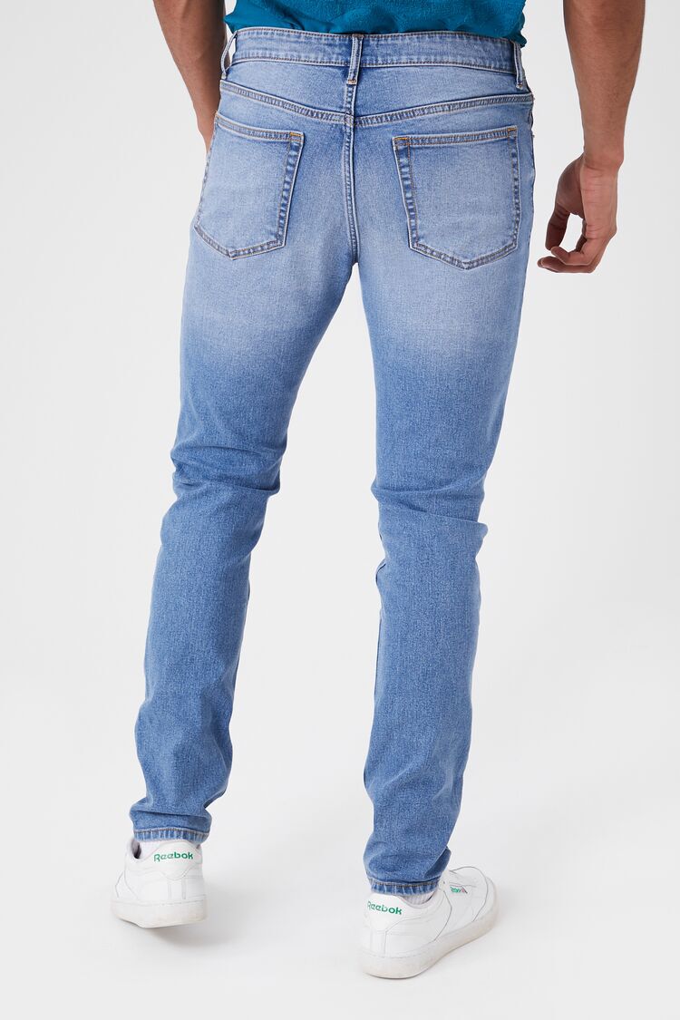 Men's Stone Washed Stretch Denim Jeans (Sizes, 30-44) - Walmart.com
