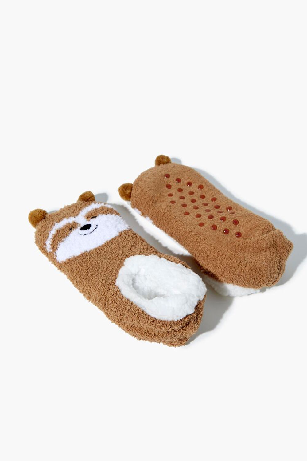 BROWN/MULTI Red Panda House Slippers, image 2