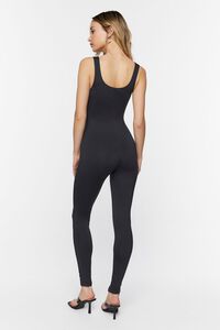 BLACK Fitted Tank Jumpsuit, image 4