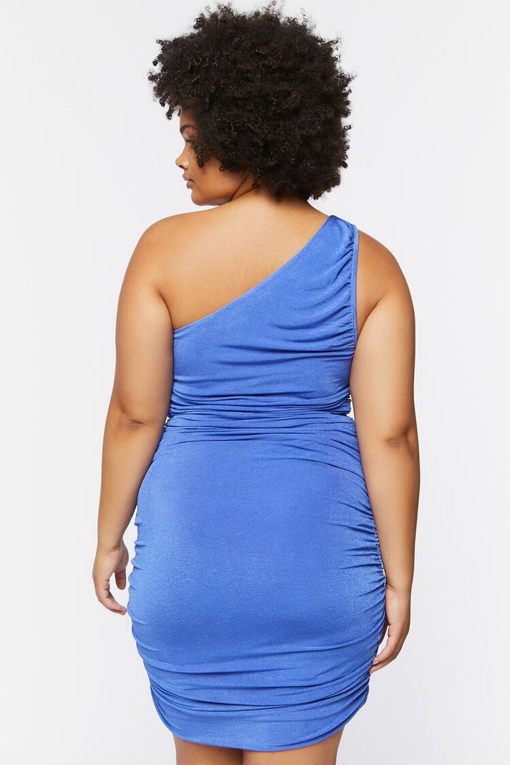 ROYAL Plus Size One-Shoulder Mini Dress, image 3