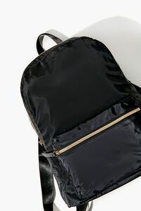BLACK Zip-Top Backpack, image 4