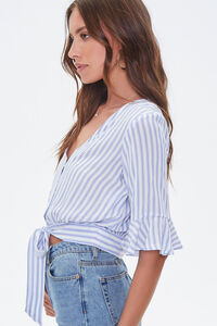 Pinstriped Self-Tie Top, image 2