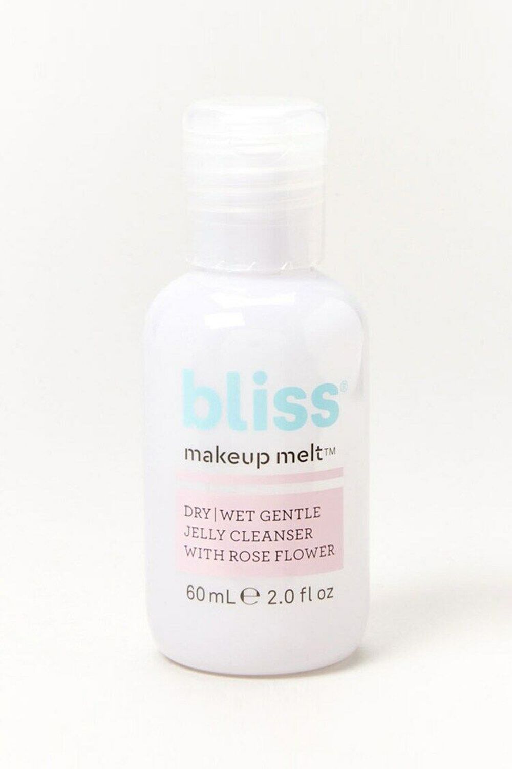 WHITE Makeup Melt Cleanser Gentle Jelly Cleanser With Rose Flower - Travel Size, image 1