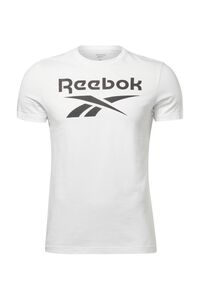 WHITE Reebok Identity Big Logo Tee, image 4