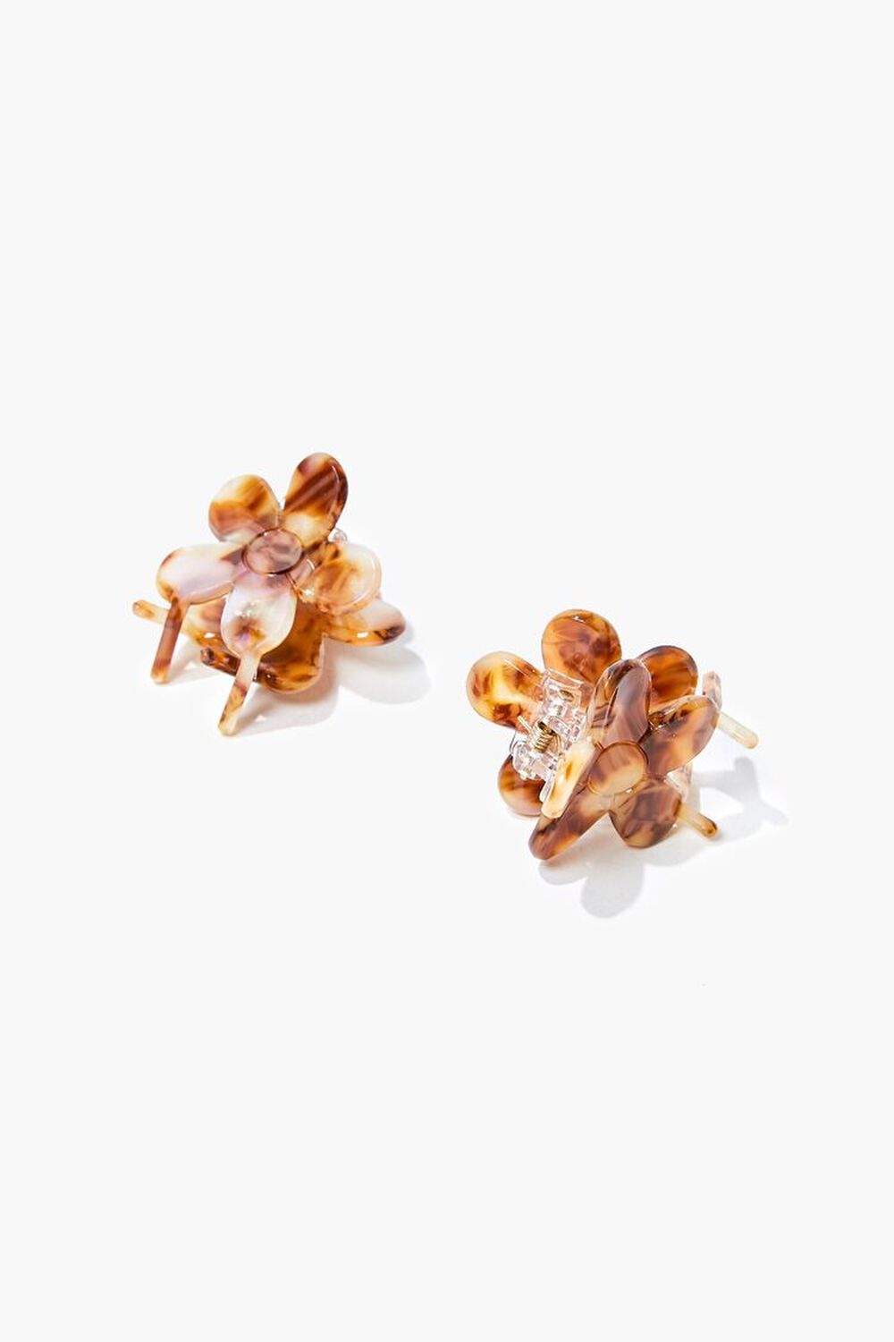 Floral Tortoiseshell Claw Clip Set, image 1