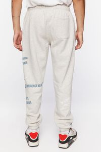 HEATHER GREY/BLUE Nature Graphic Joggers, image 4