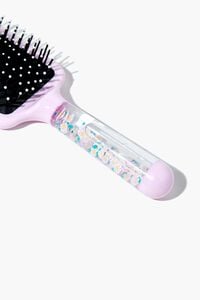 LILAC/MULTI Floral Waterfall Paddle Brush, image 2
