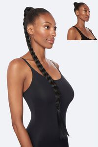 BLACK PRETTYPARTY The Poppy - Thick Braid On Band Hair Extension, image 2