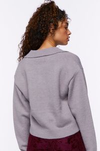 Split-Neck Collared Sweater, image 3