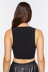 Sweater-Knit Cropped Tank Top, image 3